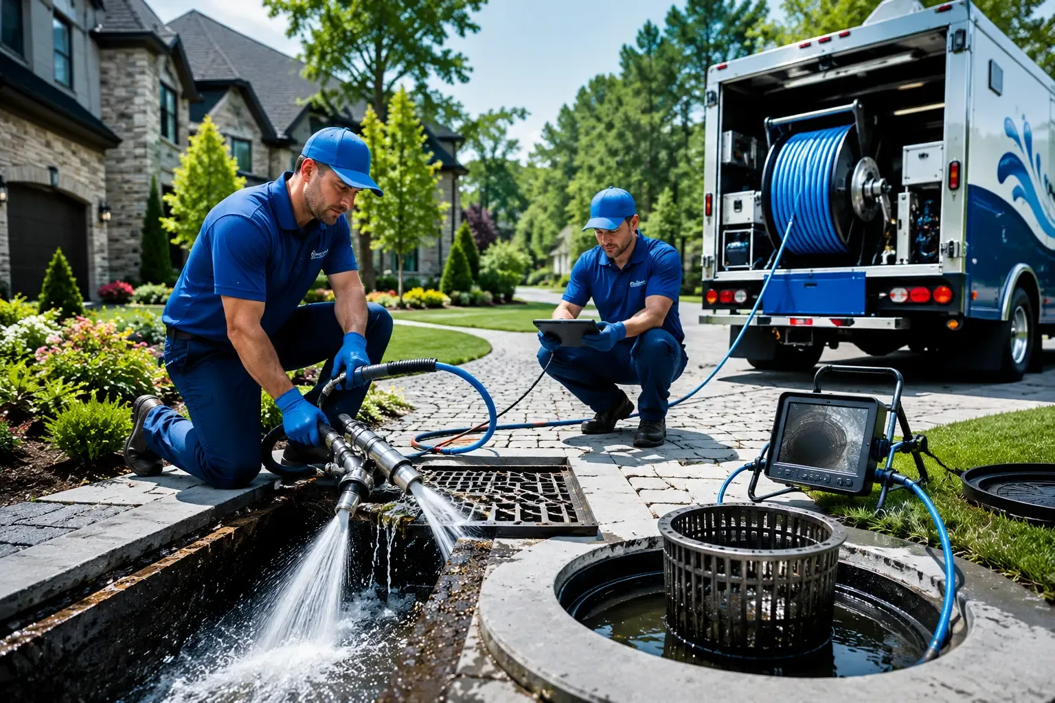 Local outdoor drain cleaning professionals in Portage, WI